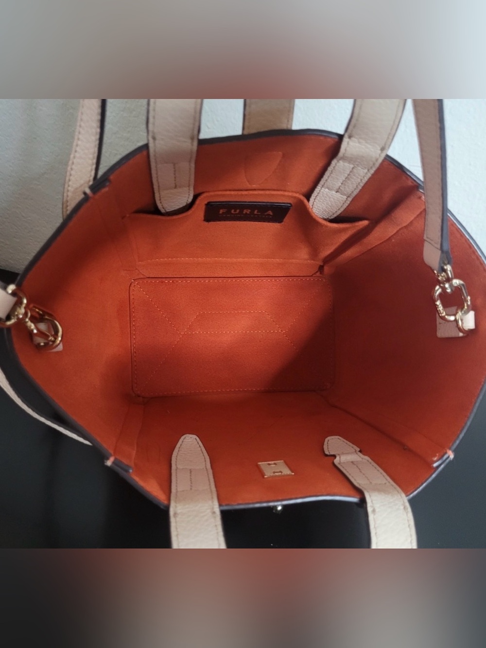 Furla Leather Butterfly Mini Tote Crossbody Bag - Picture 14 of 16